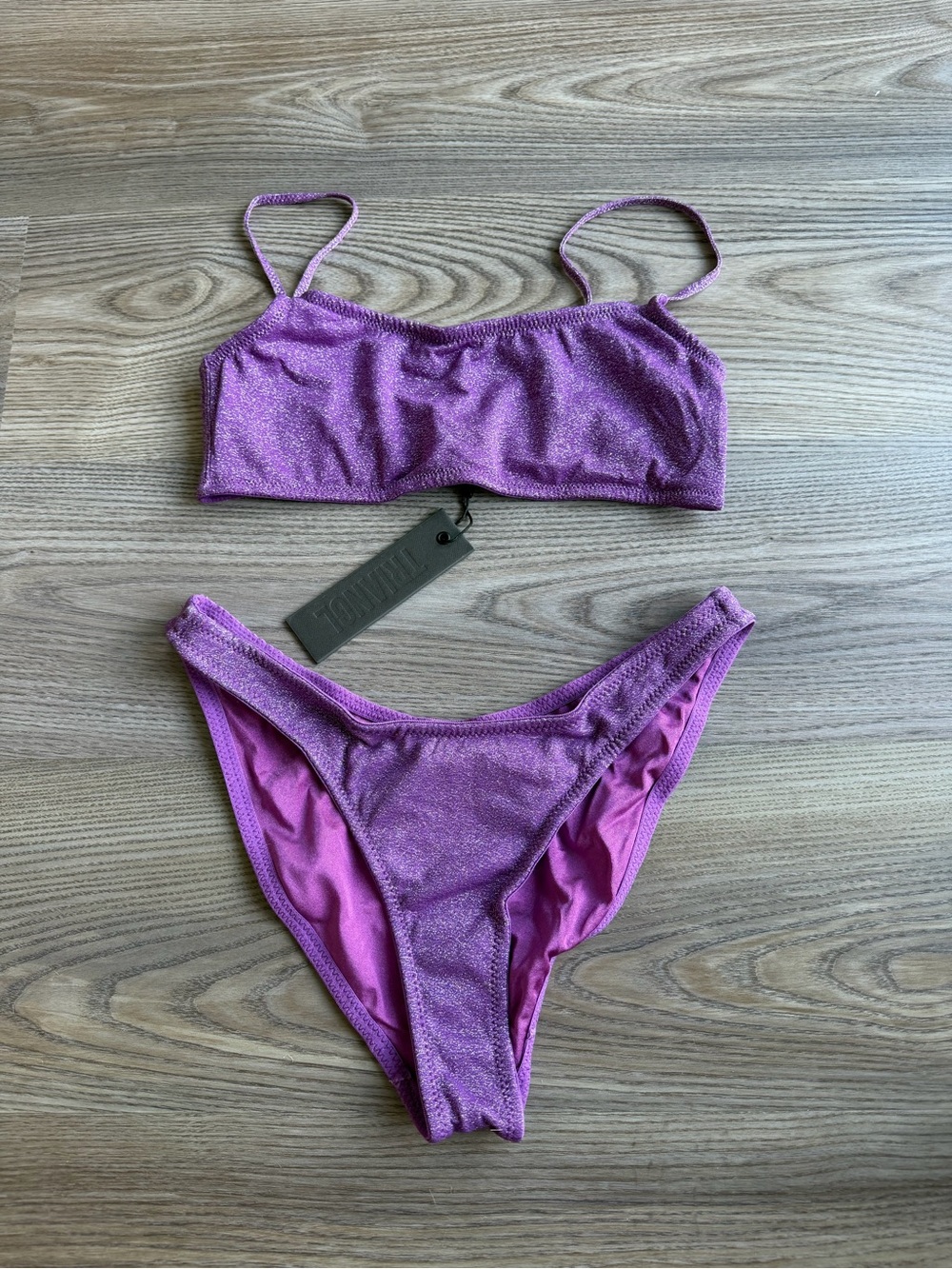 Triangl Purple Shimmer Bikini Set